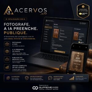 Sistema para Sebos Livrarias de Catalogação Acervos de Coleções por IA